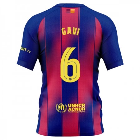 Virallinen pelipaita FC Barcelona Gavi 6 Koti 2025-26 Lyhythihainen - Miesten
